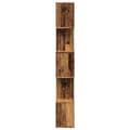 Miniatyrbilde 7 av 11: vidaXL Romdeler bokhylle 5 lag gammelt eik 70x24x161 cm konstruert tre