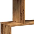 Miniatyrbilde 10 av 11: vidaXL Romdeler bokhylle 5 lag gammelt eik 70x24x161 cm konstruert tre