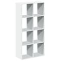 Miniatyrbilde 3 av 11: vidaXL Romdeler bokhylle hvit 69,5x29x137,5 cm konstruert tre