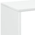 Miniatyrbilde 10 av 11: vidaXL Romdeler bokhylle hvit 69,5x29x137,5 cm konstruert tre