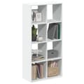 Miniatyrbilde 2 av 11: vidaXL Romdeler bokhylle hvit 69,5x29x137,5 cm konstruert tre