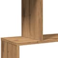 Miniatyrbilde 10 av 11: vidaXL Romdeler bokhylle 6 lag artisan eik 70x24x193 cm konstruert tre