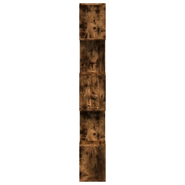 vidaXL Bokhylla/Rumsavdelare 5 hyllplan 70x24x161 cm konstruerat trä