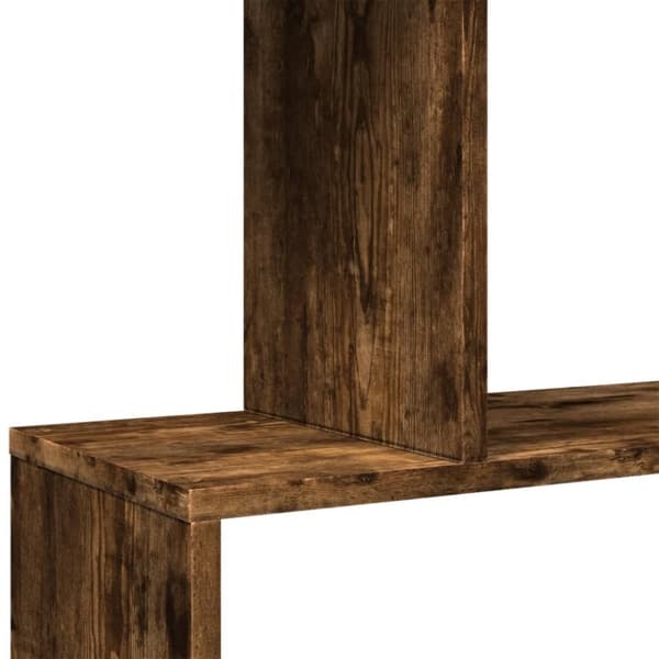 vidaXL bogreol/rumdeler 70x24x193 cm 6 niveauer konstrueret træ