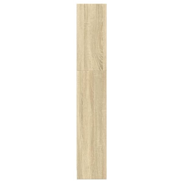 vidaXL bogreol 40x24x143 cm konstrueret træ sonoma-eg
