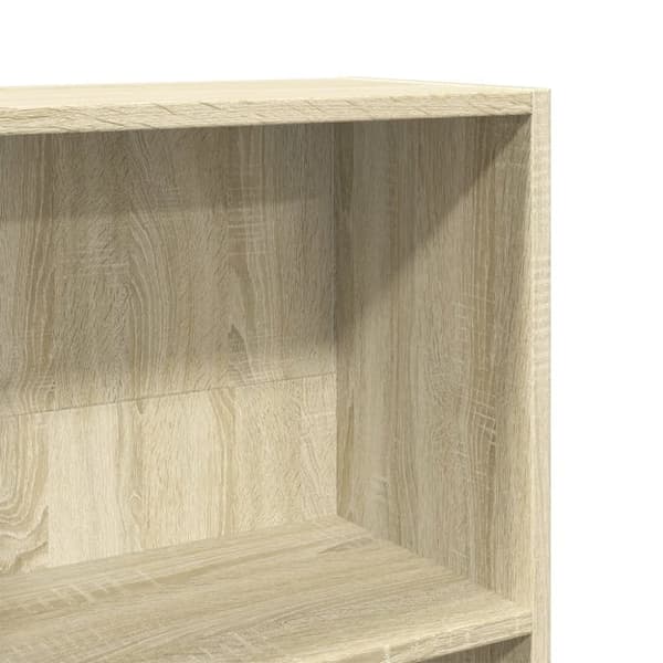 vidaXL bogreol 40x24x143 cm konstrueret træ sonoma-eg