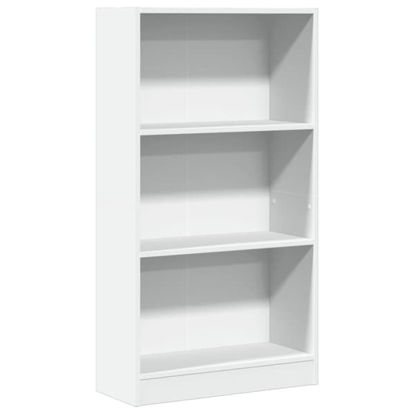 vidaXL bogreol 60x24x109 cm konstrueret træ hvid
