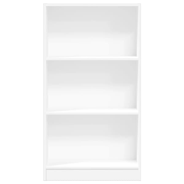 vidaXL bogreol 60x24x109 cm konstrueret træ hvid