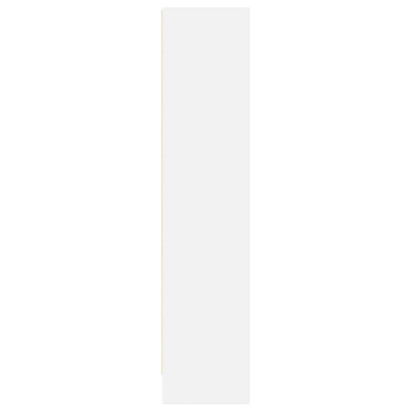 vidaXL bogreol 60x24x109 cm konstrueret træ hvid