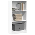 Miniatyrbillede 2 af 11: vidaXL bogreol 60x24x109 cm konstrueret træ hvid