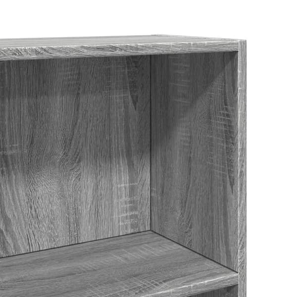 vidaXL bogreol 60x24x109 cm konstrueret træ grå sonoma-eg