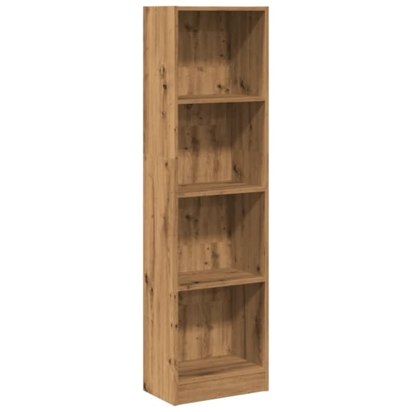 vidaXL Kirjahylly artesaani tammi 40x24x143 cm tekninen puu