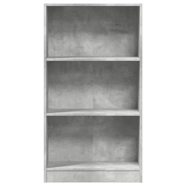 vidaXL bogreol 60x24x109 cm konstrueret træ betongrå