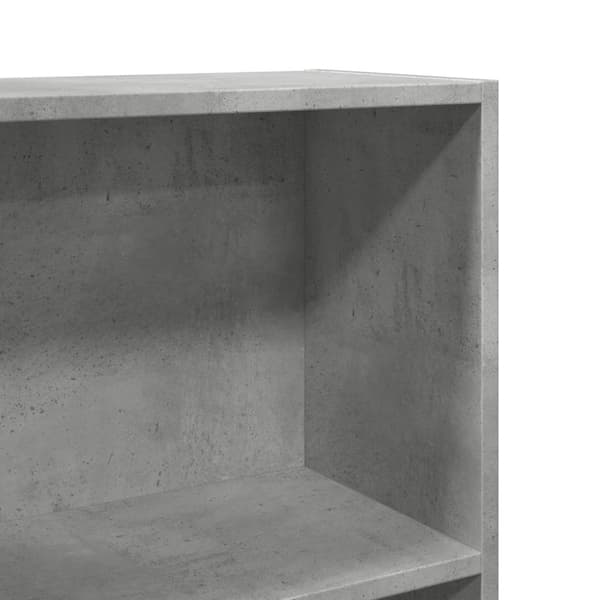 vidaXL bogreol 60x24x109 cm konstrueret træ betongrå