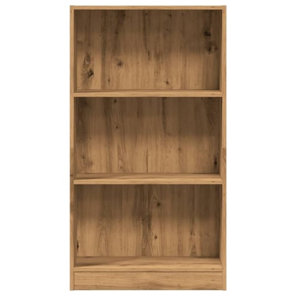vidaXL bogreol 60x24x109 cm konstrueret træ egetræsfarvet