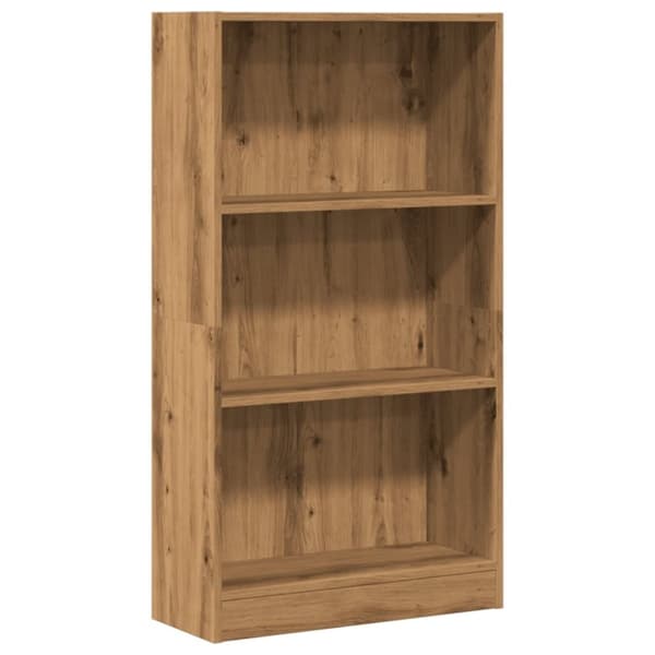 vidaXL bogreol 60x24x109 cm konstrueret træ egetræsfarvet