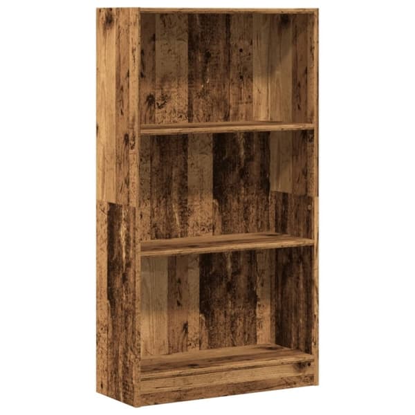 vidaXL Bokhylle gammelt tre 60x24x109 cm konstruert tre