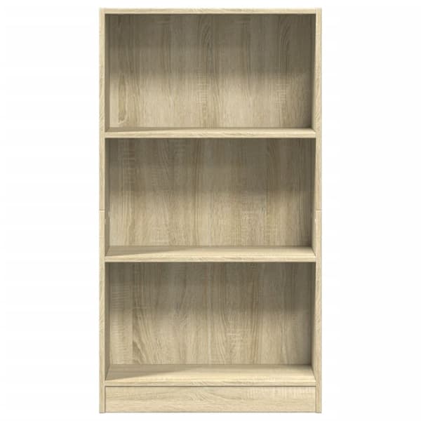vidaXL Kirjahylly Sonoma-tammi 60x24x109 cm tekninen puu