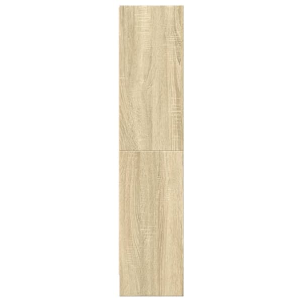 vidaXL Kirjahylly Sonoma-tammi 60x24x109 cm tekninen puu