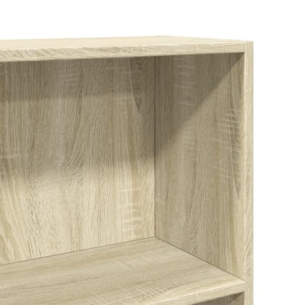 vidaXL Kirjahylly Sonoma-tammi 60x24x109 cm tekninen puu