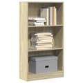 Pikkukuva 2 / 11: vidaXL Kirjahylly Sonoma-tammi 60x24x109 cm tekninen puu