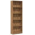Miniatyrbilde 3 av 11: vidaXL Bokhylle artisan eik 60x24x176 cm konstruert tre