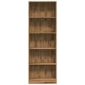 Miniatyrbilde 5 av 11: vidaXL Bokhylle artisan eik 60x24x176 cm konstruert tre