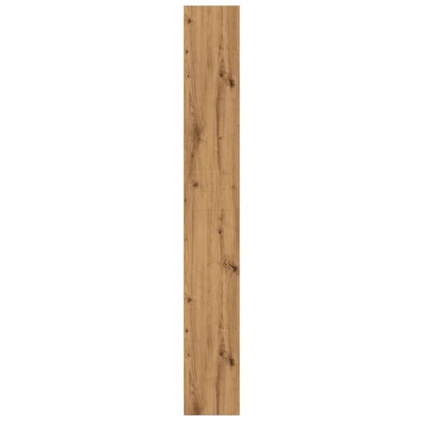 vidaXL Bokhylle artisan eik 60x24x176 cm konstruert tre