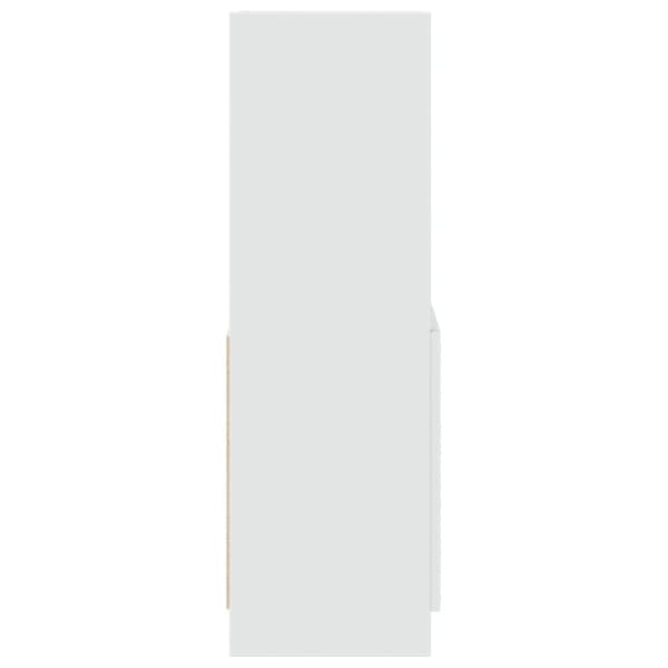 vidaXL Highboard hvit 63x33x100 cm konstruert tre
