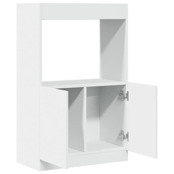 vidaXL Highboard hvit 63x33x100 cm konstruert tre