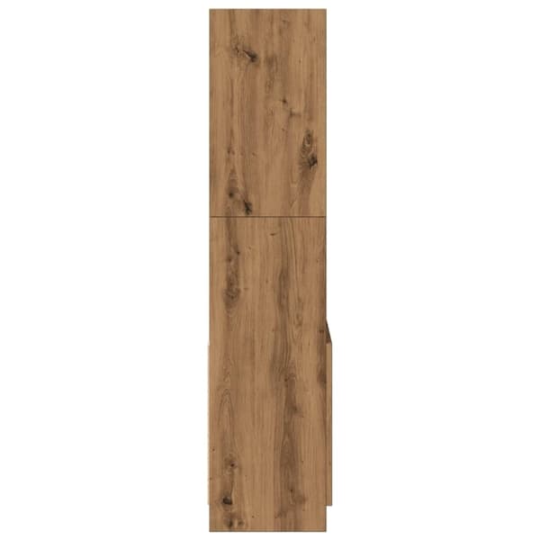 vidaXL Highboard artisan eik 63x33x140 cm konstruert tre