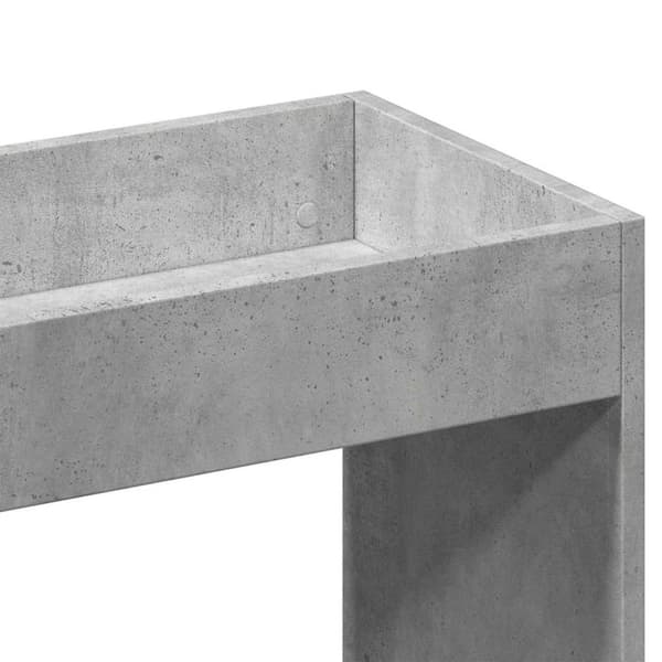 vidaXL Highboard betonggrå 92x33x100 cm konstruert tre