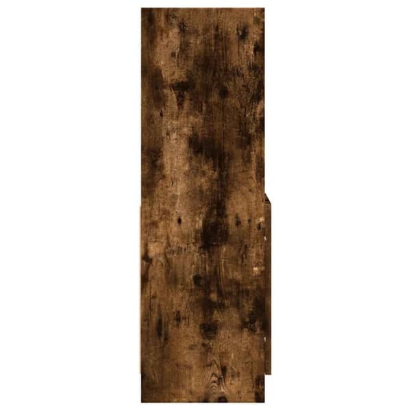 vidaXL Highboard røkt eik 92x33x100 cm konstruert tre