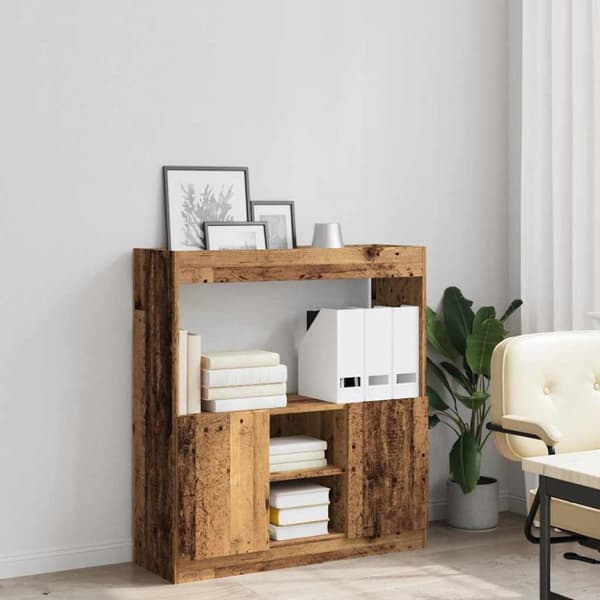 vidaXL Highboard gammelt tre 92x33x100 cm konstruert tre