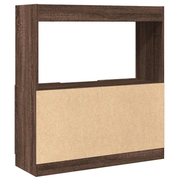 vidaXL Highboard brun eik 92x33x100 cm konstruert tre