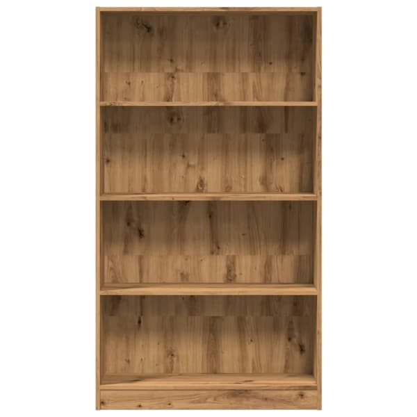 vidaXL Kirjahylly artesaani tammi 80x24x143 cm tekninen puu