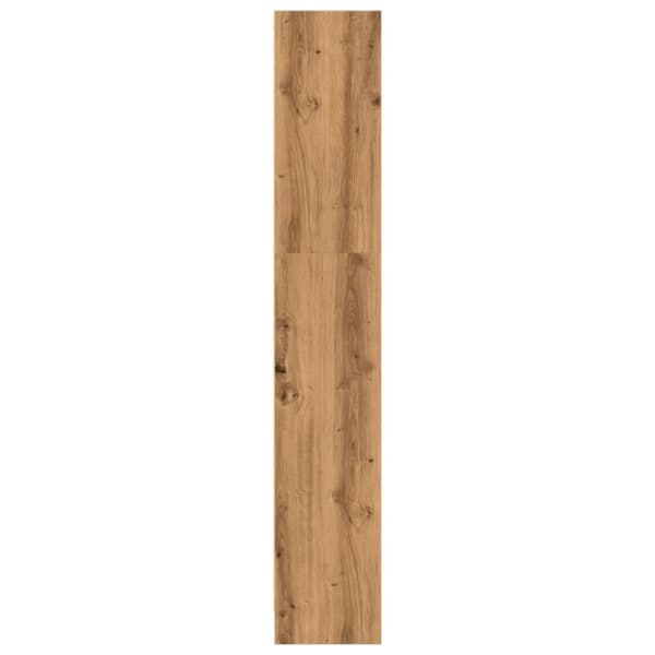 vidaXL Kirjahylly artesaani tammi 80x24x143 cm tekninen puu
