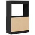 Miniatyrbillede 8 af 11: vidaXL skab 63x33x100 cm konstrueret træ sort