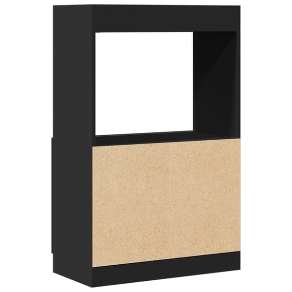 vidaXL skab 63x33x100 cm konstrueret træ sort
