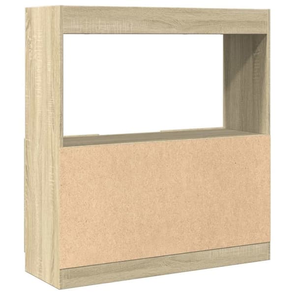 vidaXL højskab 92x33x100 cm konstrueret træ sonoma-eg