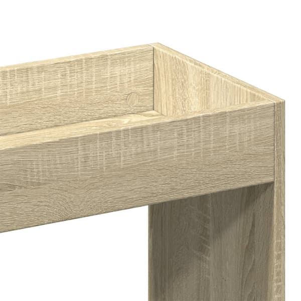 vidaXL højskab 92x33x100 cm konstrueret træ sonoma-eg
