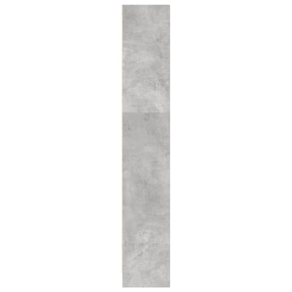 vidaXL bogreol 80x24x143 cm konstrueret træ betongrå
