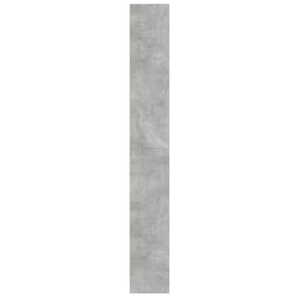 vidaXL bogreol 60x24x176 cm konstrueret træ betongrå