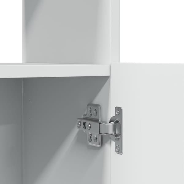 vidaXL skab 63x33x100 cm konstrueret træ hvid