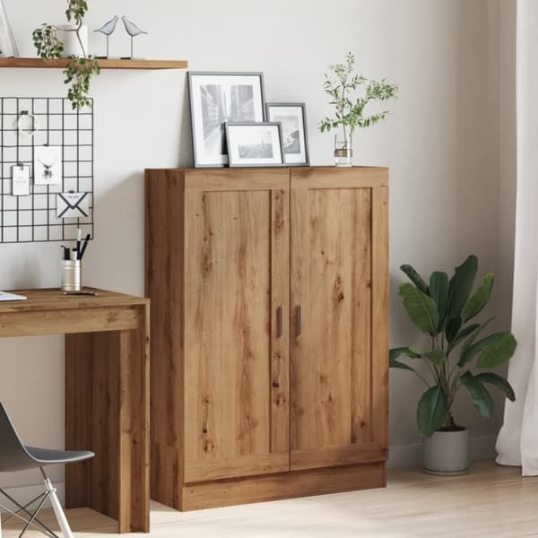 vidaXL Bokhylle artisan eik 82,5x30,5x115 cm konstruert tre