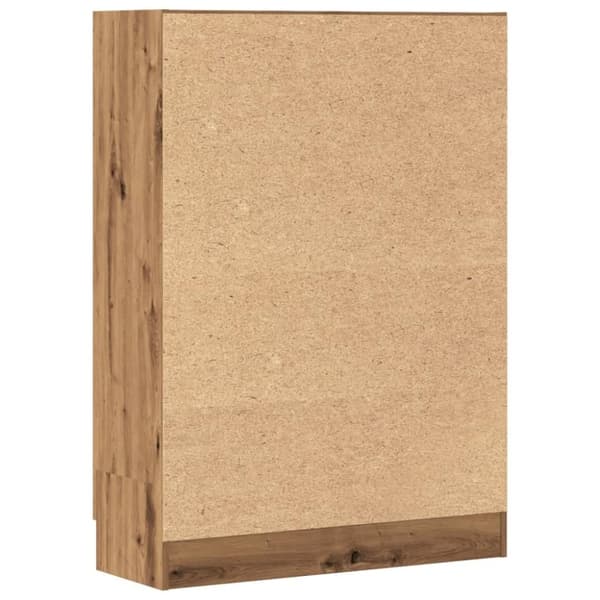 vidaXL bogskab 82,5x30,5x115 cm konstrueret træ kunsteg