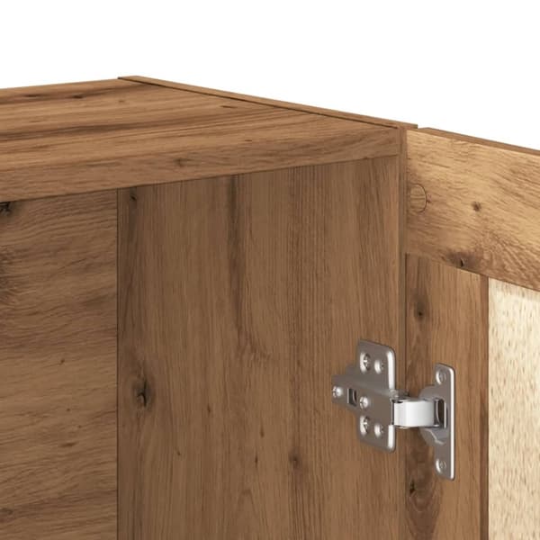 vidaXL bogskab 82,5x30,5x115 cm konstrueret træ kunsteg