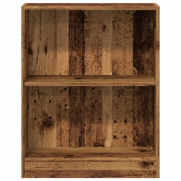 vidaXL bogreol 60x24x76 cm konstrueret træ antikt træ