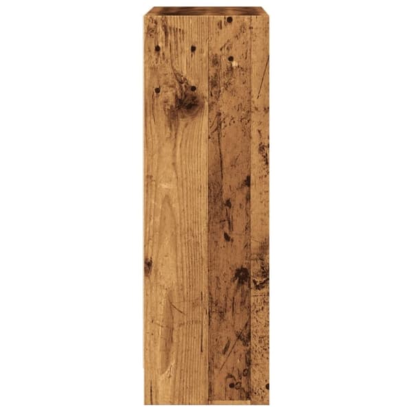 vidaXL bogreol 60x24x76 cm konstrueret træ antikt træ