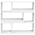 Miniatyrbillede 5 af 11: vidaXL bogreol/rumdeler 100x33x94,5 cm hvid